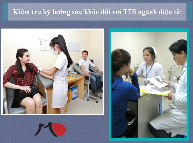 Khám sức khỏe toàn diện cho học viên các nghề liên quan đến điện tử