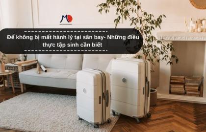 Để không bị mất hành lý tại sân bay- Những điều thực tập sinh cần biết