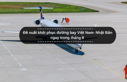 Đề xuất khôi phục đường bay Việt Nam- Nhật Bản ngay trong tháng 8