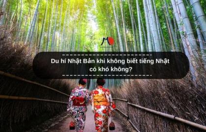 Du hí Nhật Bản khi không biết tiếng Nhật có khó không?