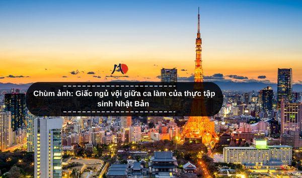 Chùm ảnh: Giấc ngủ vội giữa ca làm của thực tập sinh Nhật Bản