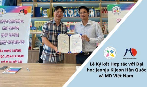 Lễ Ký kết Hợp tác Đại học Jeonju Kijeon Hàn Quốc và MD Việt Nam