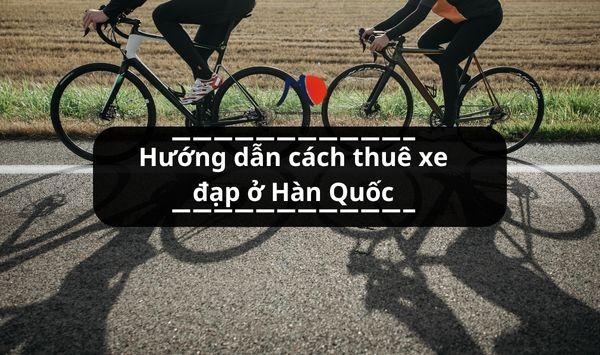 Hướng dẫn cách thuê xe đạp ở Hàn Quốc - Luật cho người thuê