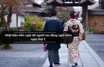 Nhật Bản kiến nghị để người lao động nghỉ thêm ngày thứ 2