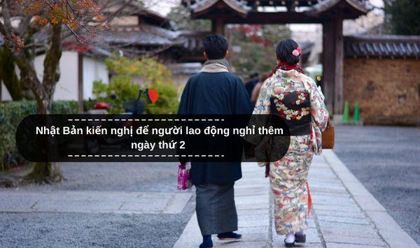 Nhật Bản kiến nghị để người lao động nghỉ thêm ngày thứ 2