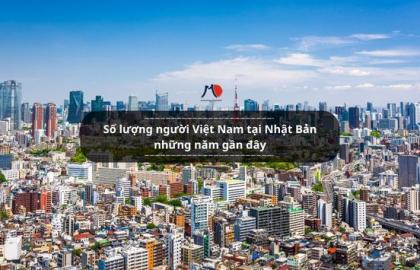 Số lượng người Việt Nam tại Nhật Bản những năm gần đây