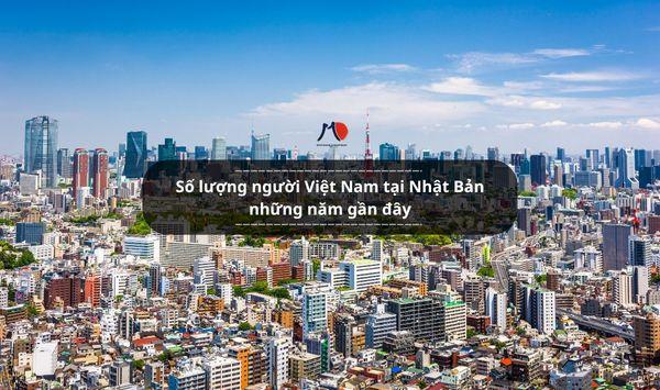 Số lượng người Việt Nam tại Nhật Bản những năm gần đây